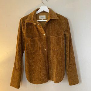 Vintage Nanushka | Corduroy Button Up Shirt